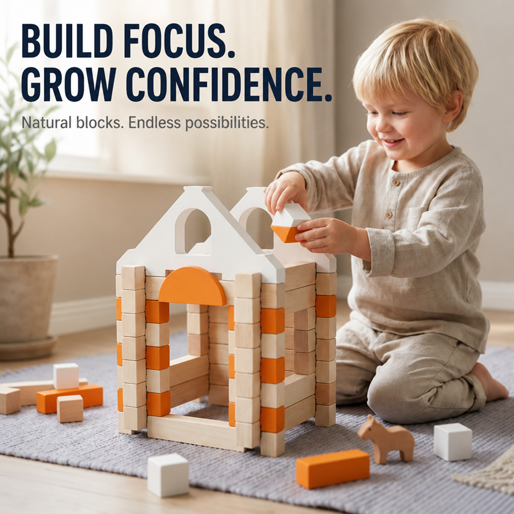 PureNest — Ignite Your Child’s Creativity and Confidence with Every Natural Block - Esilora