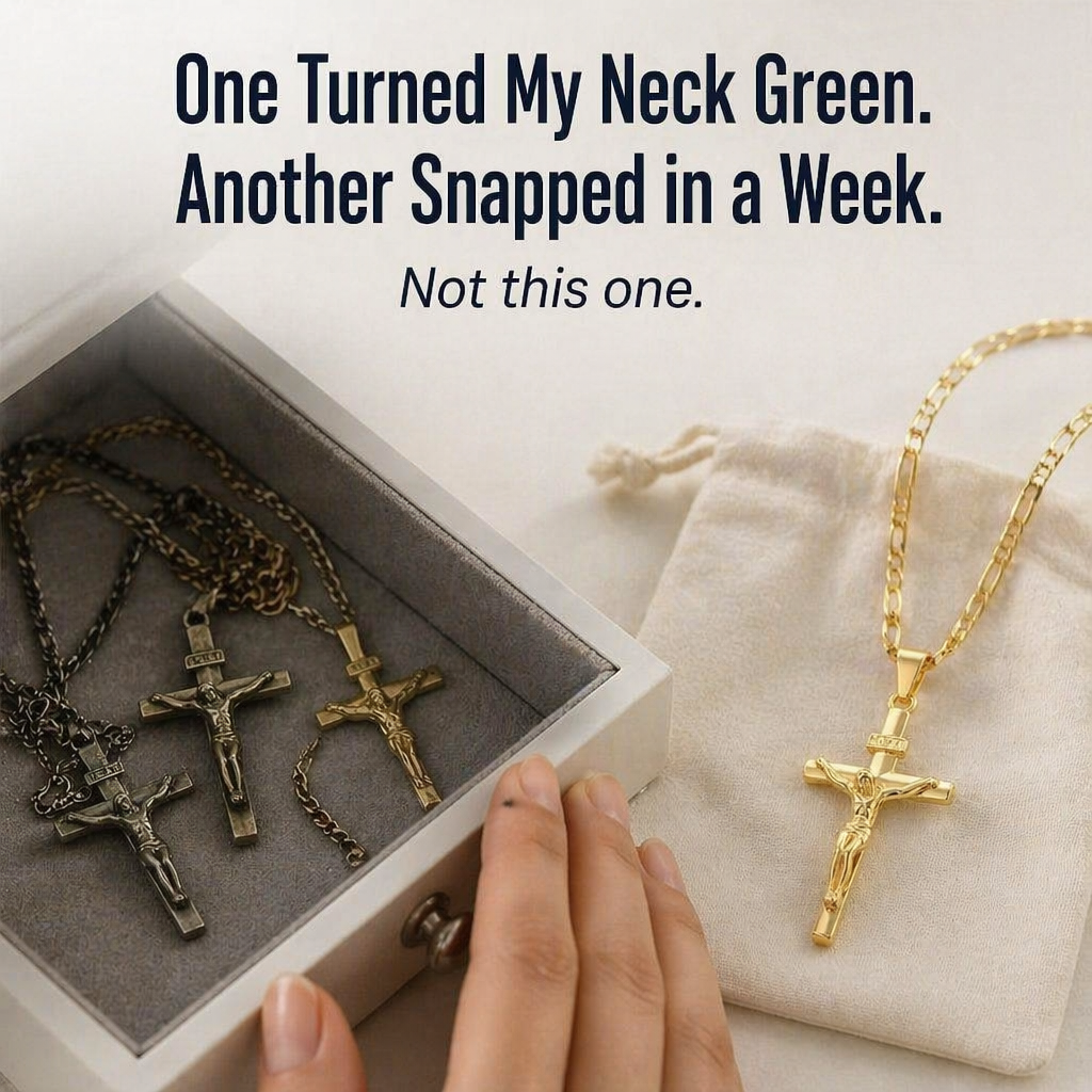 SolaraFaith — Wear a Crucifix That Won't Tarnish, Snap, or Turn Your Neck Green - Esilora