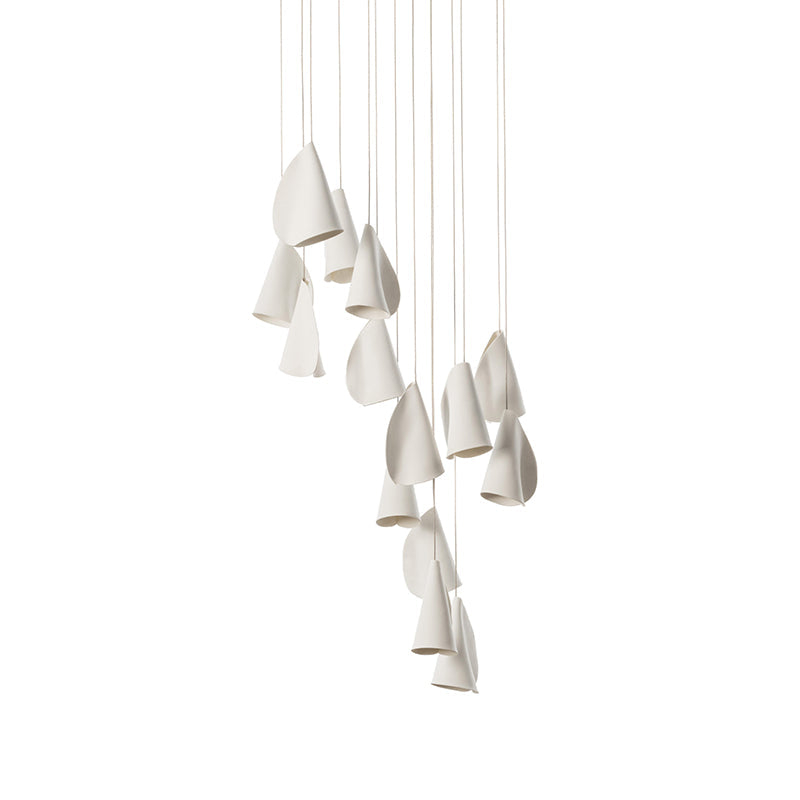 21 Thin Porcelain Pendant Lamp | Esilora