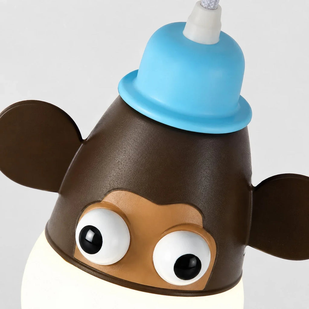 Lampada a sospensione con animali per bambini | Esilora