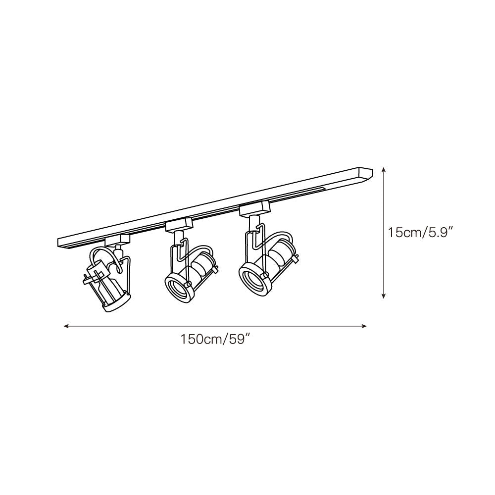 Lucide Industrial Track Lights | Esilora