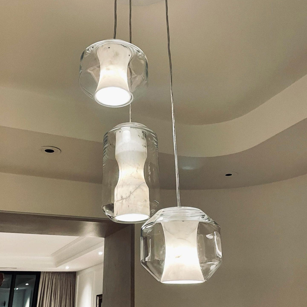 Glass Alabaster Pendant Lamp | Esilora