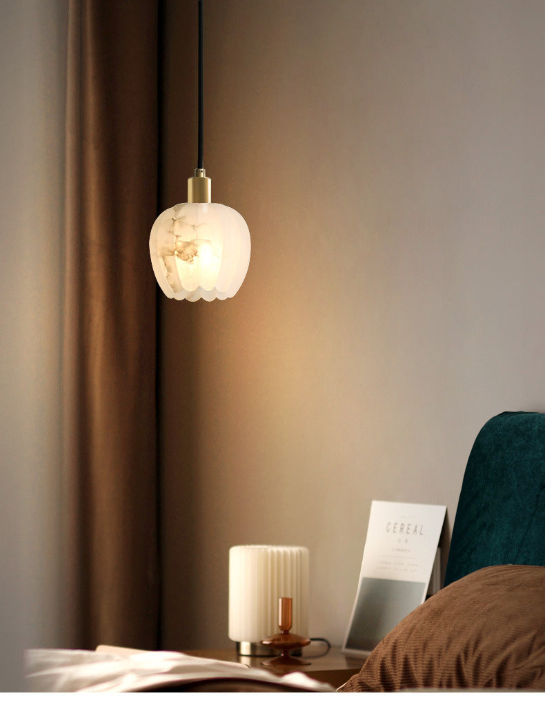 Modern Minimalist Alabaster Pendant Light | Esilora
