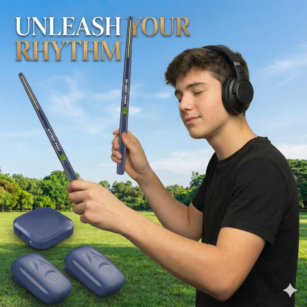 Silent Drum Experience Anywhere - Unleash Real Drumming Feel - Esilora