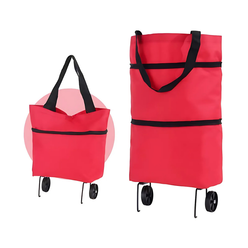 Shopping Cart | Collapsible Rolling Bag | Lightweight Carrier | Icone - Esilora