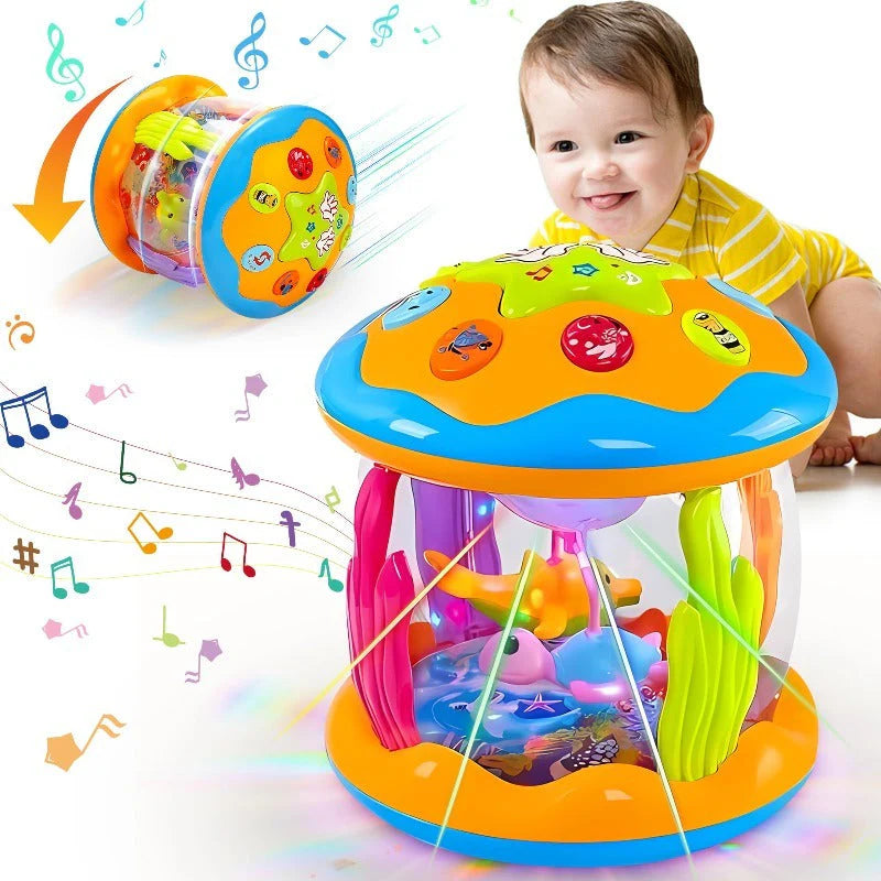 Spinning Infant Night Light Projector with Music - Esilora