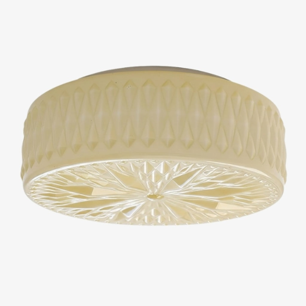 Mistaro Minimal Glass Ceiling Lamp - Flush Mount Design for Living Room and Bedroom | Esilora