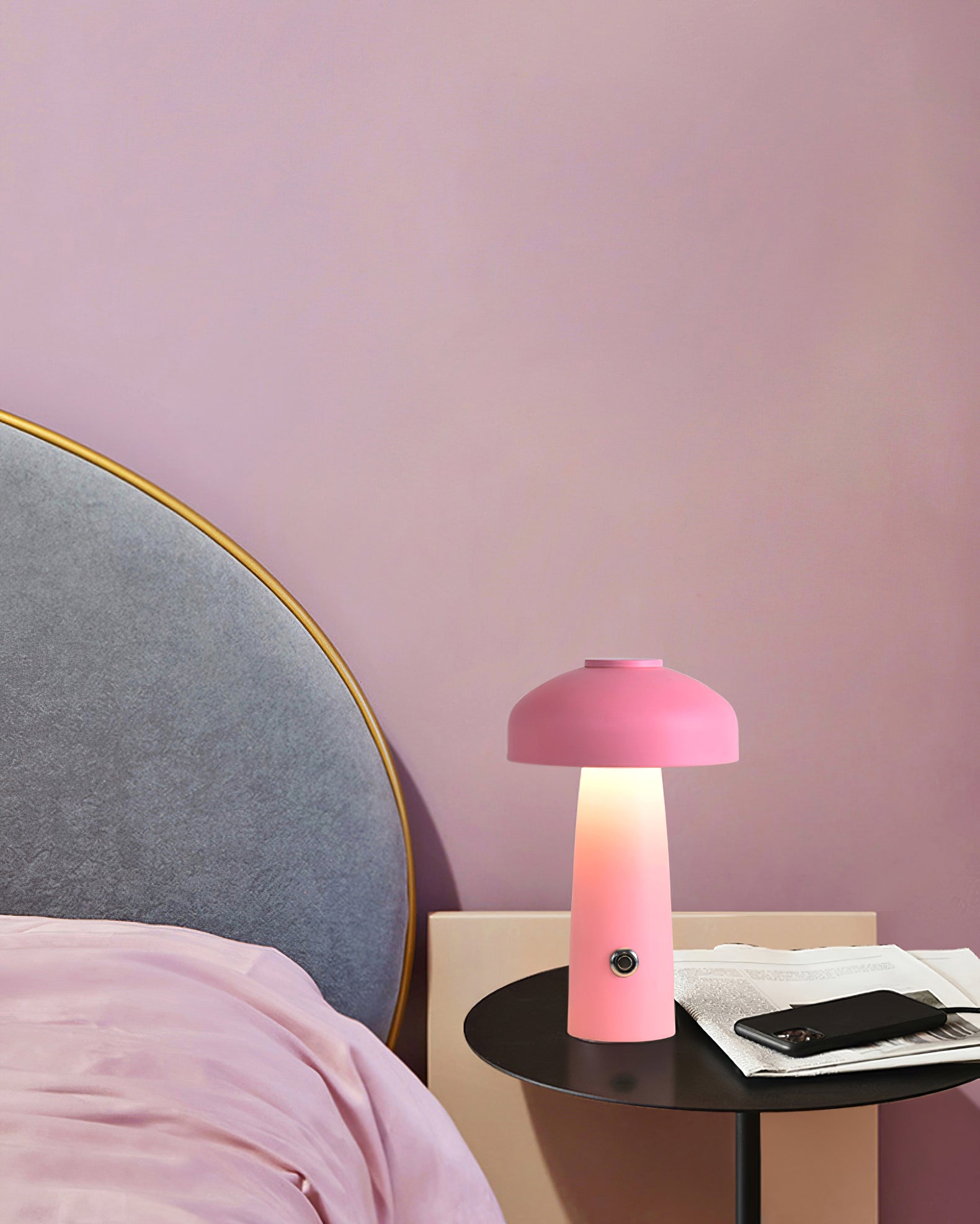 Leon Mushroom Table Lamp (built-in battery) | Esilora