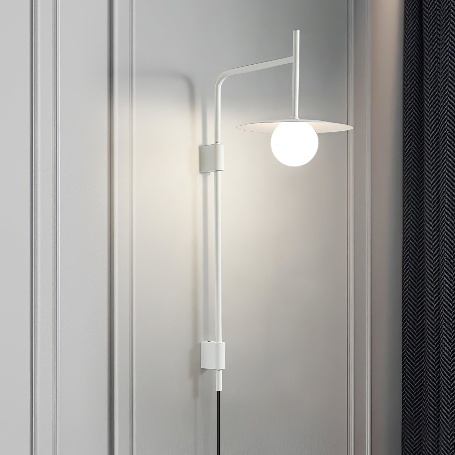 Nordic Swing Arm Wall Lamp for Living Room M22 | Esilora