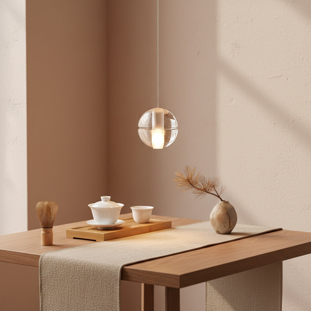 Lorivo Decorative Crystal Sphere Pendant Light Starry Visual for Lounge Areas | Esilora