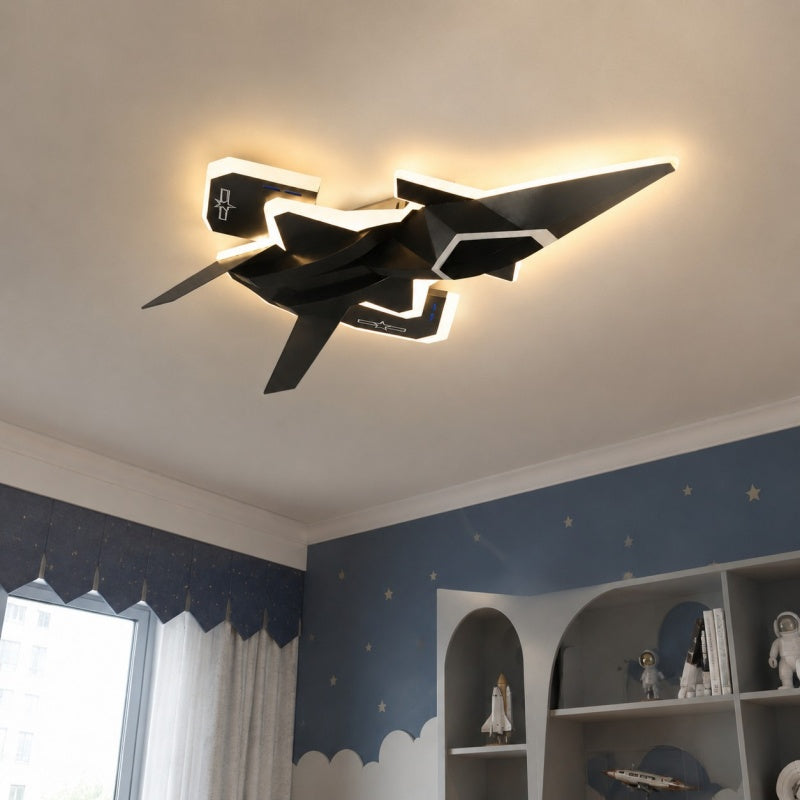 Jet Fighter LED Ceiling Light for Kids Bedroom | Esilora