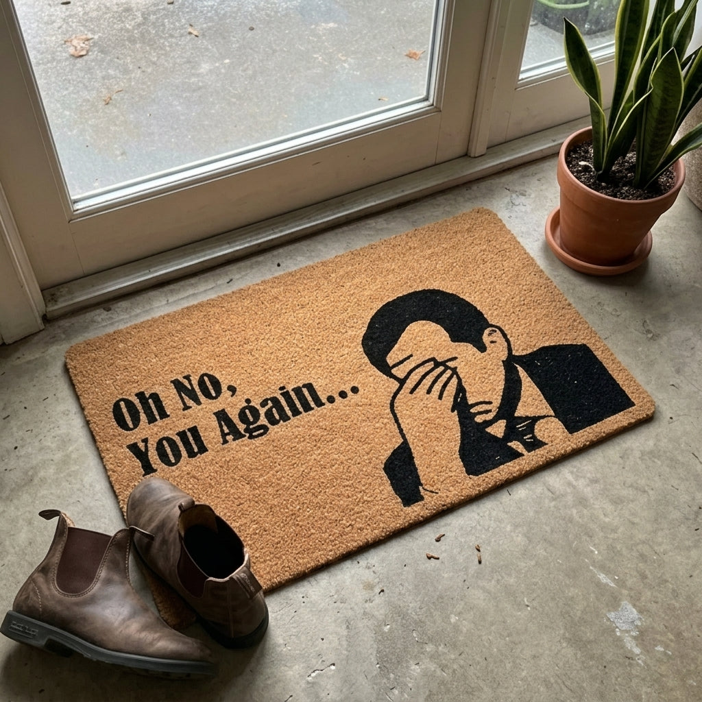 Humorous Door Mat for Playful Entryway Charm