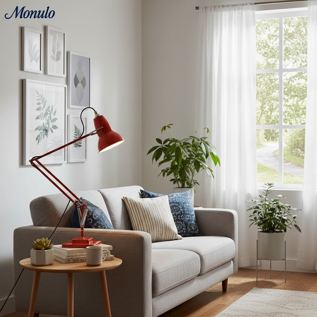 Modryx Adjustable Desk Lamp - Vintage Industrial Metal for Office and Bedroom | Esilora
