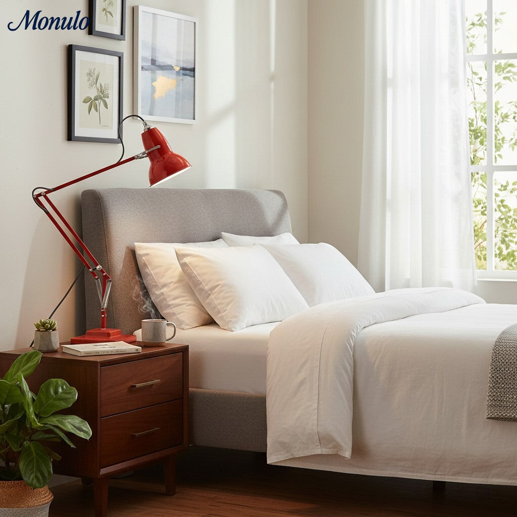 Modryx Adjustable Desk Lamp - Vintage Industrial Metal for Office and Bedroom | Esilora