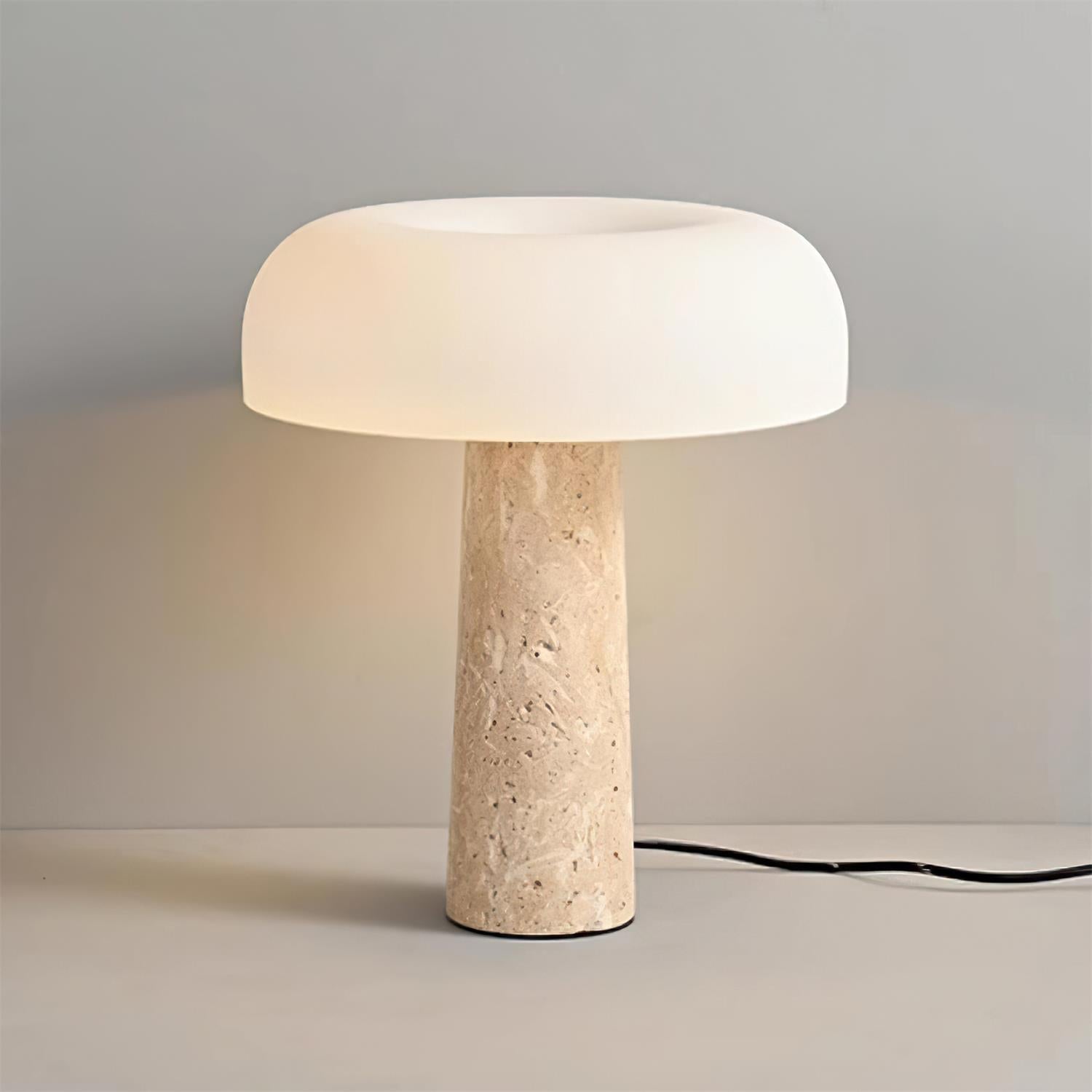 Kine Travertine Table Lamp | Esilora
