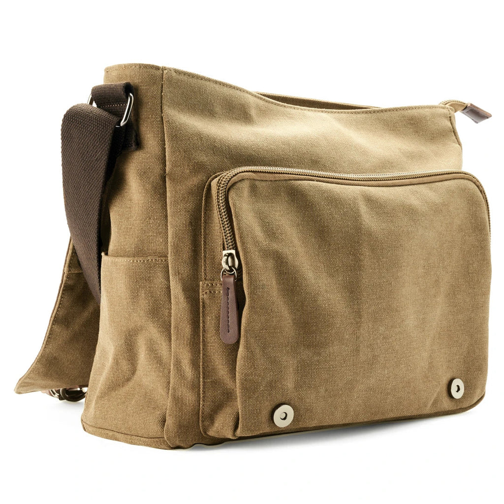Stylish Canvas Shoulder Bag for Organized Travel - Esilora