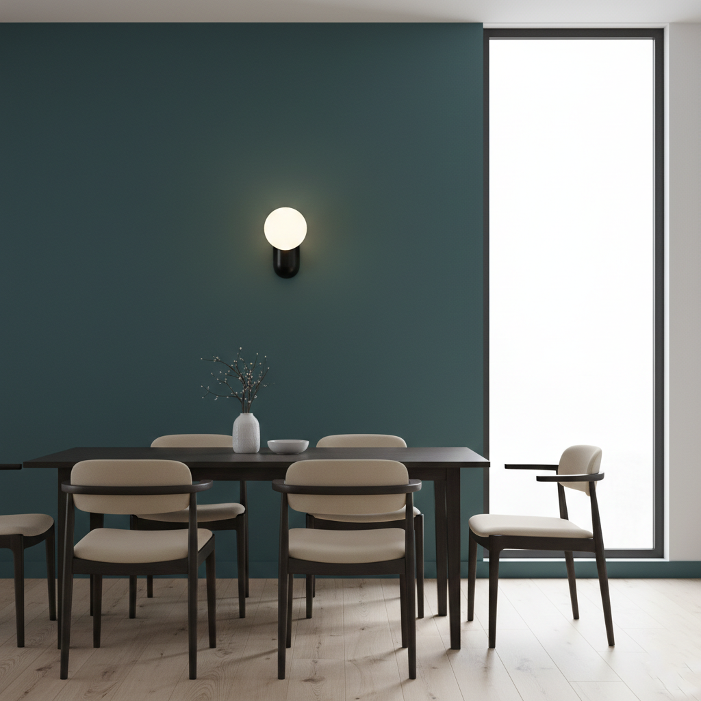 Luma Nordic Glass Orb Wall Light | Esilora