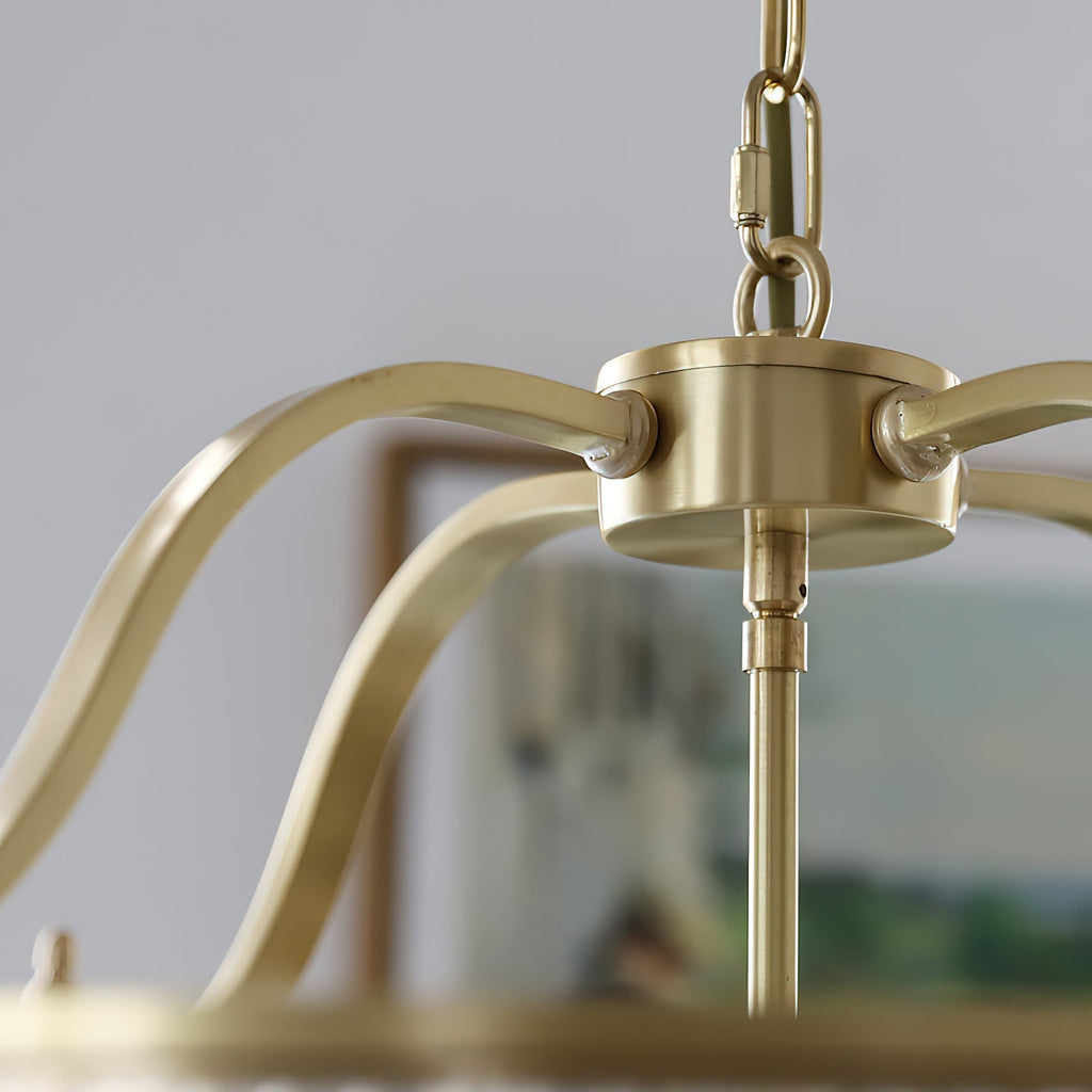 Lambeth-lysekrone i glas | Esilora