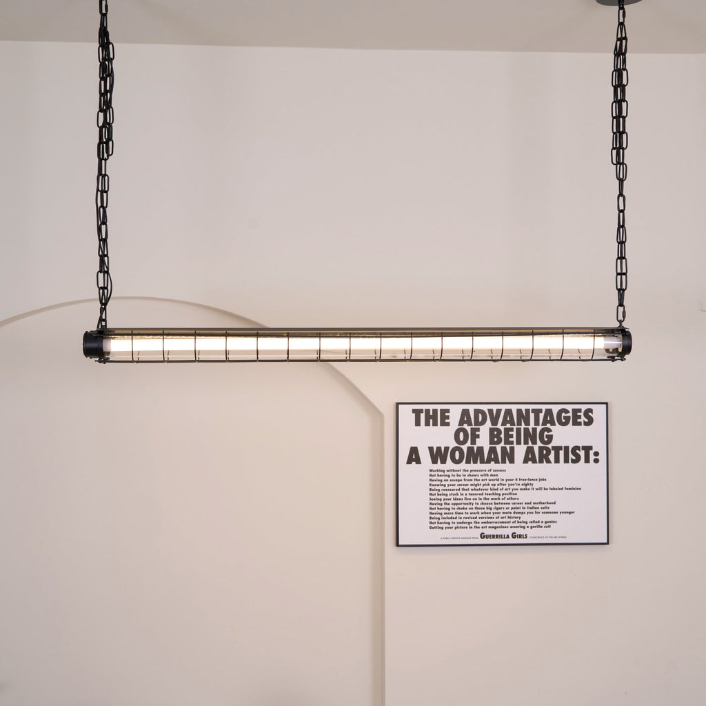 Artisan Glass Linearity Chandelier Iron Metal Glass Polished Silver Finish | Esilora