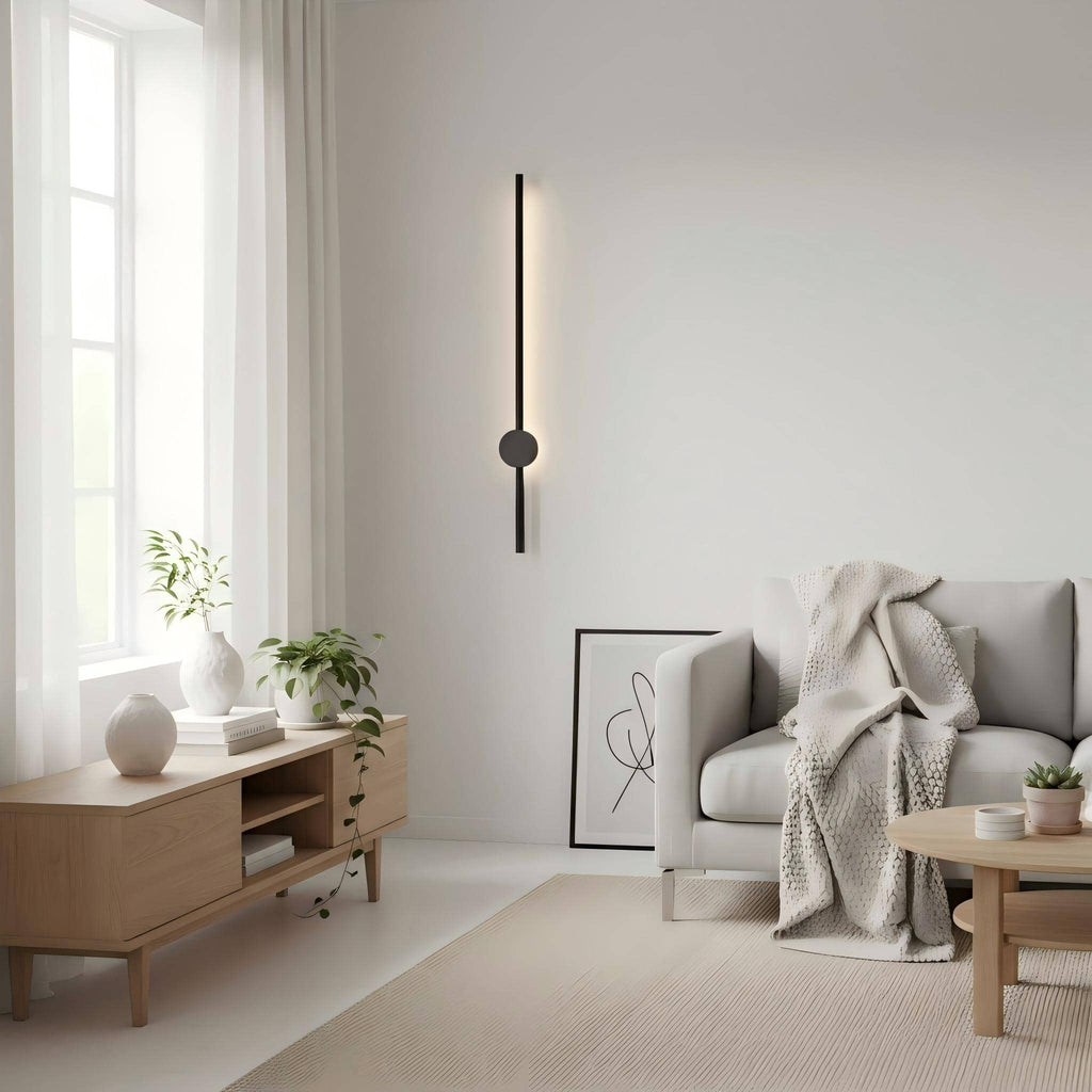 Raytrae Linear Minimalist LED Wall Light - Modern Slim Wall Sconce for Living Spaces N22 | Esilora