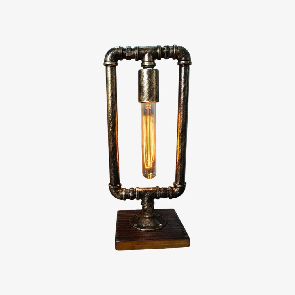 Retro Industrial Pipe Table Lamp | Esilora