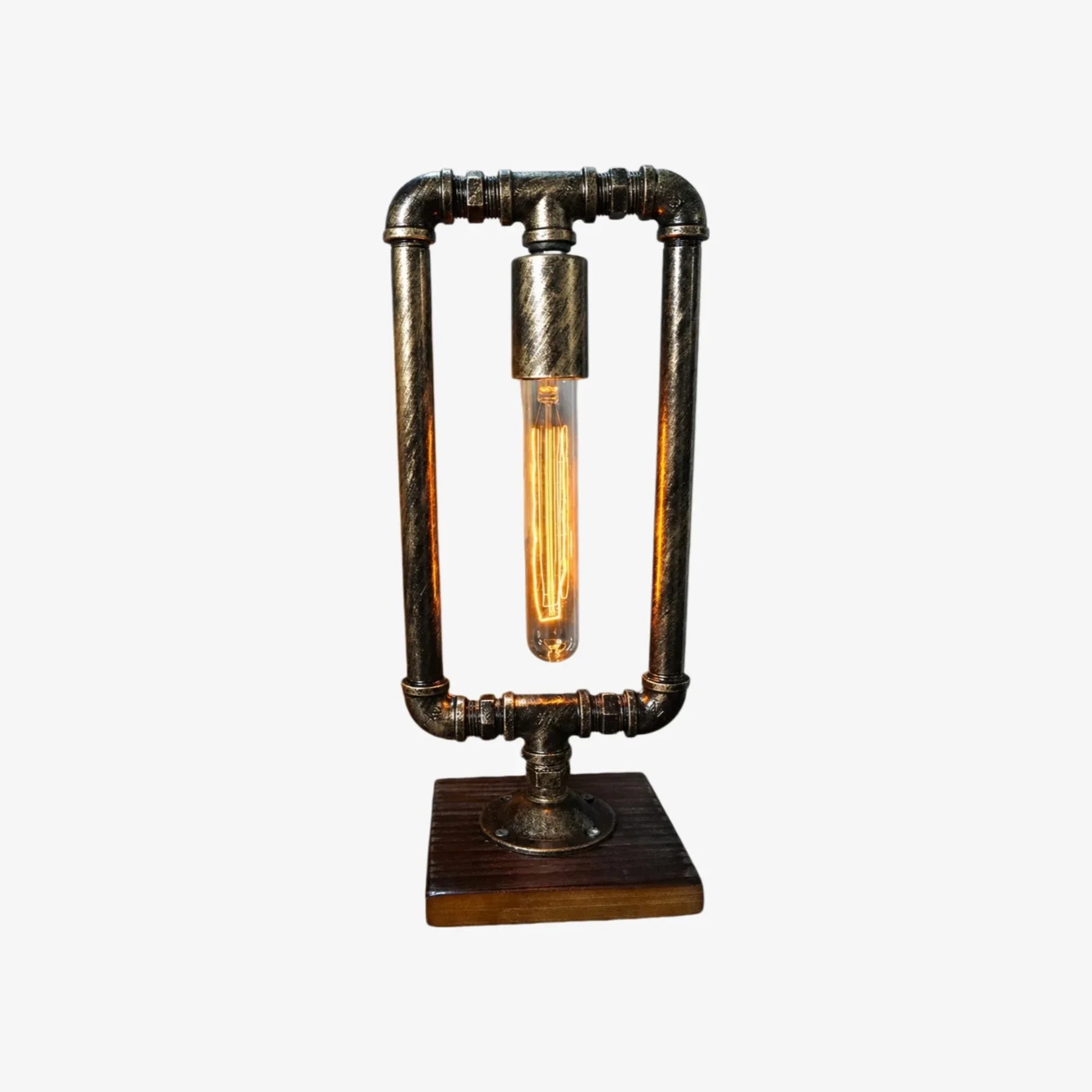 Retro Industrial Pipe Table Lamp | Esilora