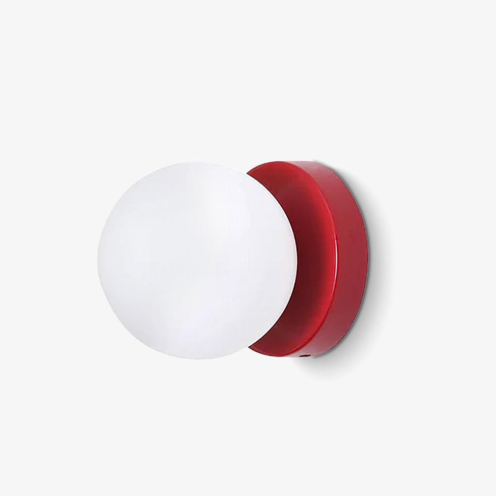 Rivolence Minimalist Fluid Modern Round Wall Sconce – Modern Indoor Accent Lighting for Bedroom or Study | Esilora