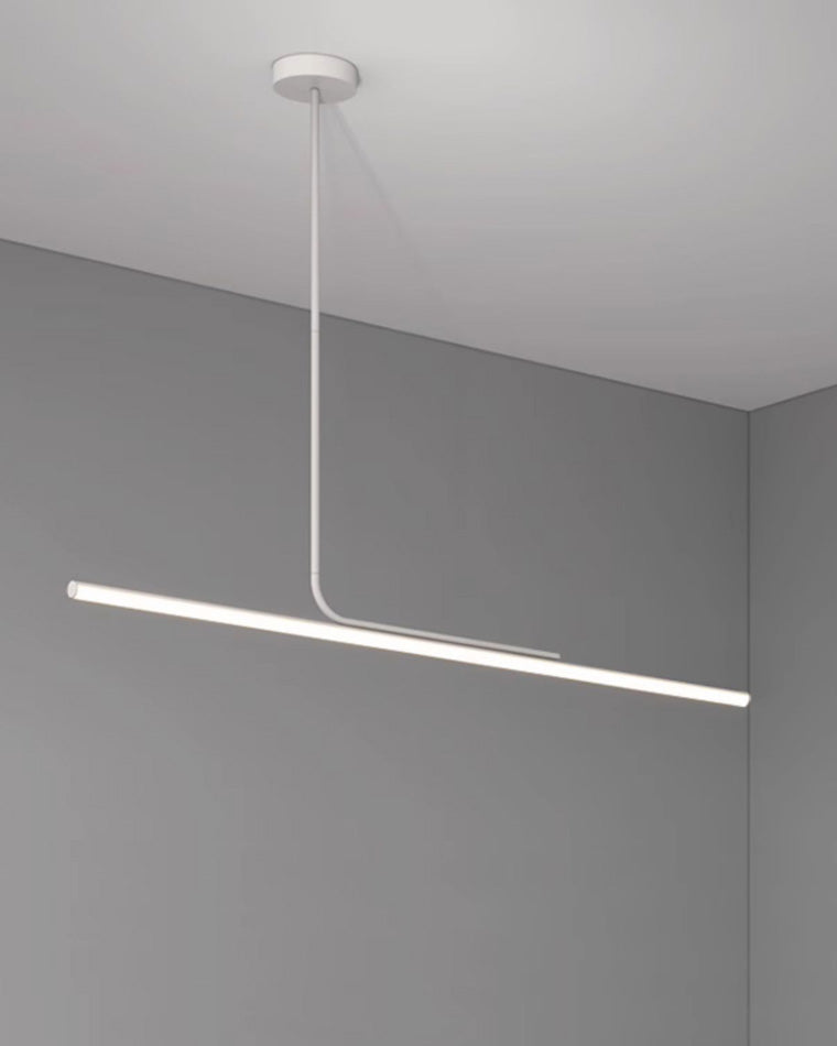 Lumineo Contemporary Decorative Dining Room Chandelier White Paint Push Button Switch | Esilora