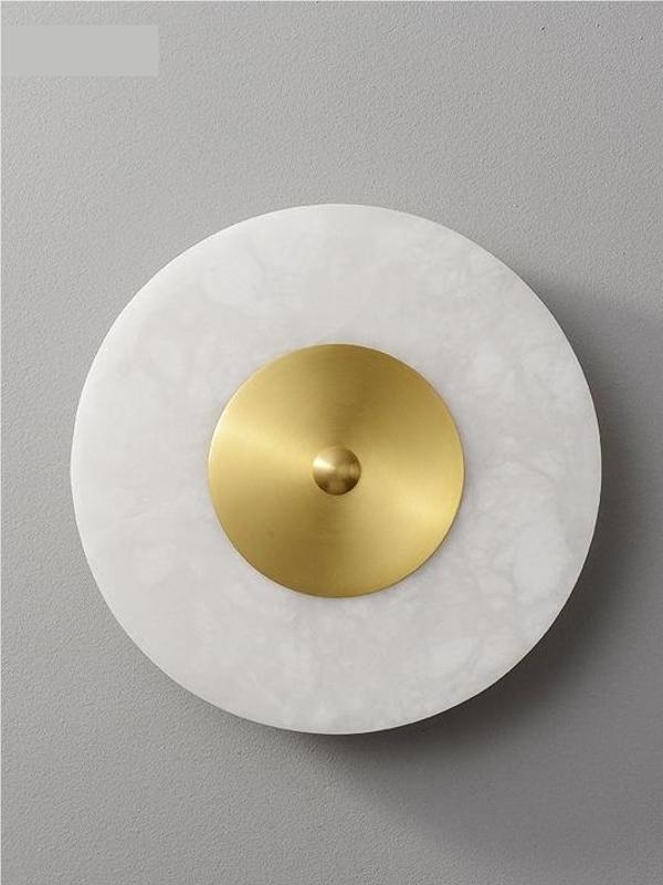 Minimalistische Elegante Swe Alabaster Wandlampe | Esilora