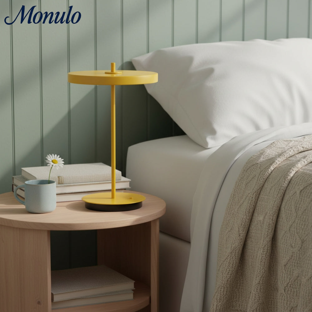Astris Sculptural Modern Minimalist Metal Table Lamp for Living Room and Office | Esilora