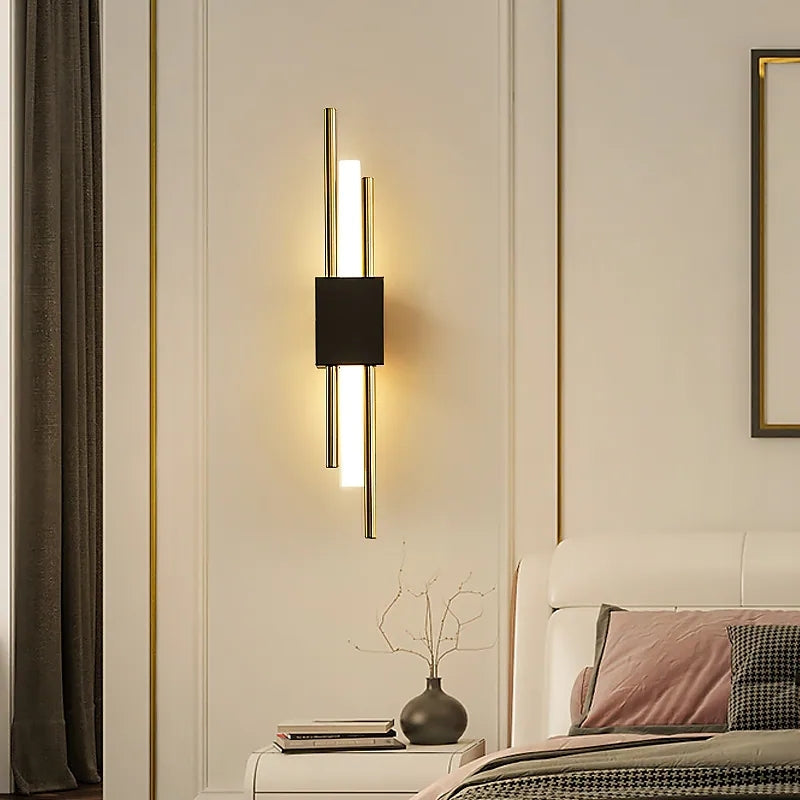 LuminArt - Stylish Black/Gold LED Light | Esilora