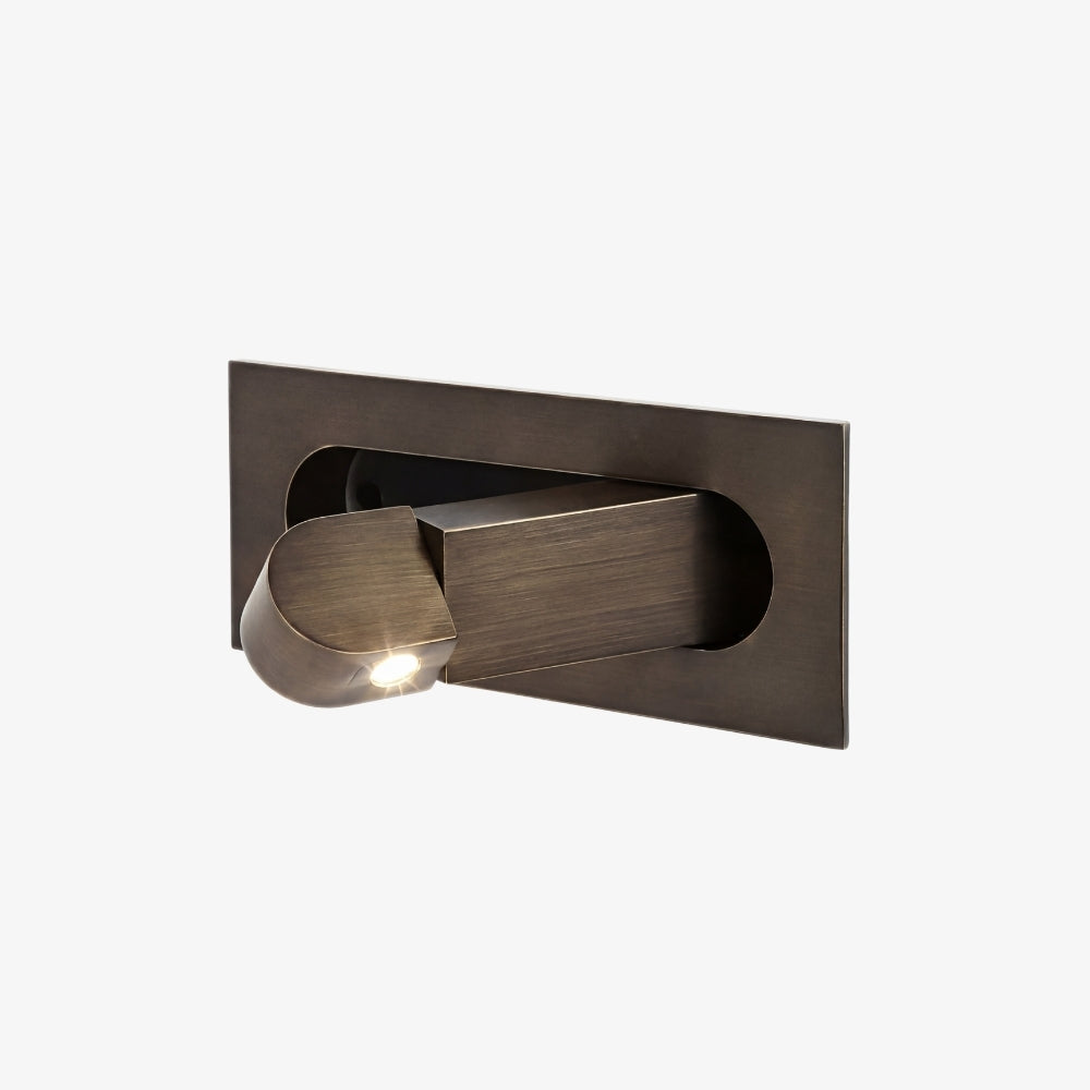 Noctiqo Adjustable LED Bedside Wall Light - Contemporary Design Metal Night Lamp for Home | Esilora