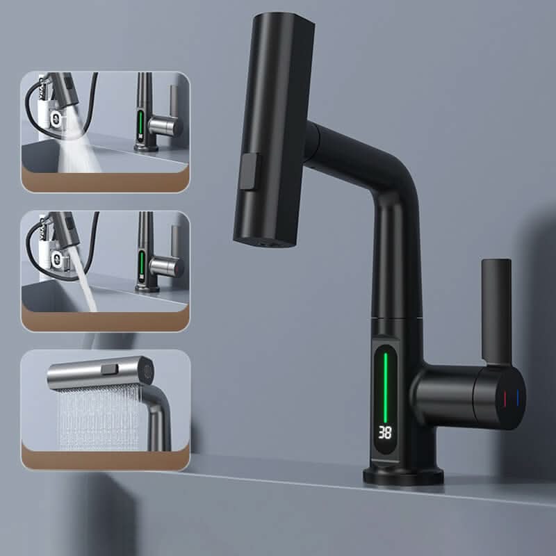 AquaNova Faucet - 360° Rotating Tap With LED Temperature Display