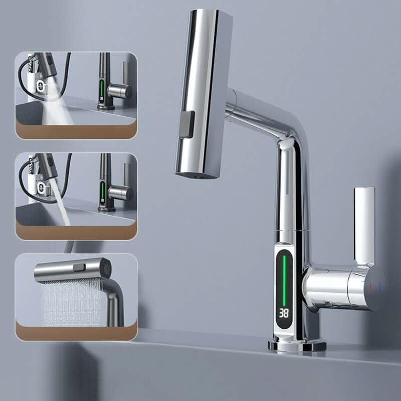 AquaNova Faucet - 360° Rotating Tap With LED Temperature Display