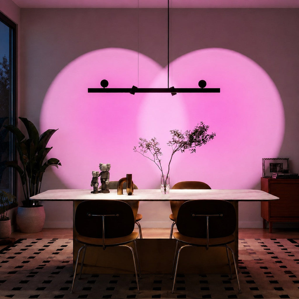 Linear Wall-Wash Dining Pendant Light | Esilora