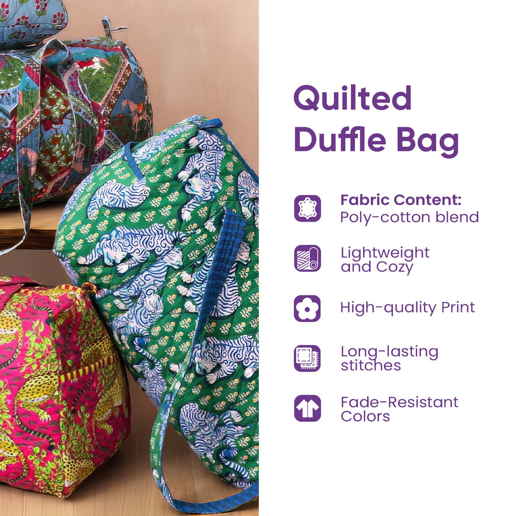 Quilted Duffle Bag – Freedom and Style for Every Adventure - Esilora