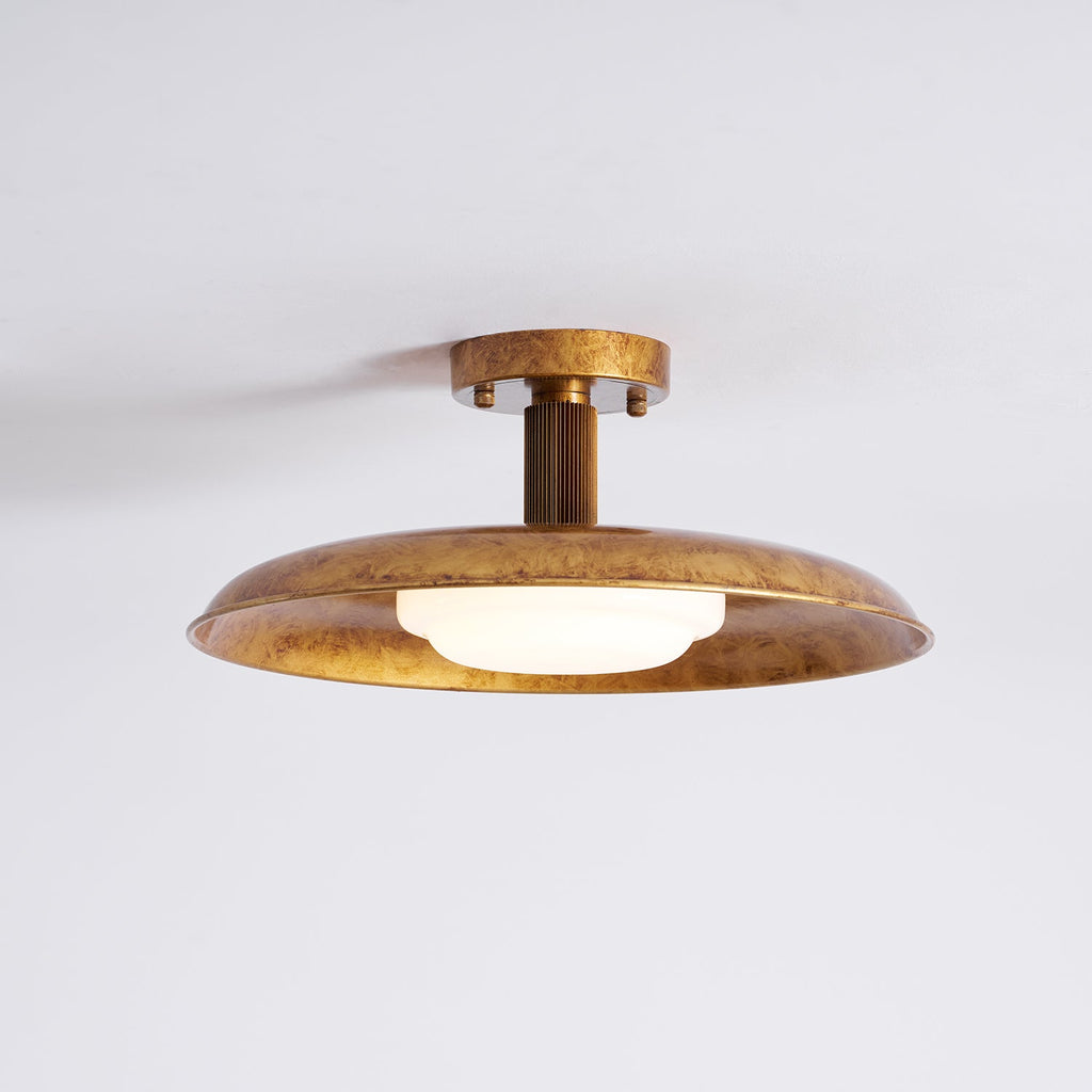Pot-Lid Style Flat-Panel Ceiling Light | Esilora