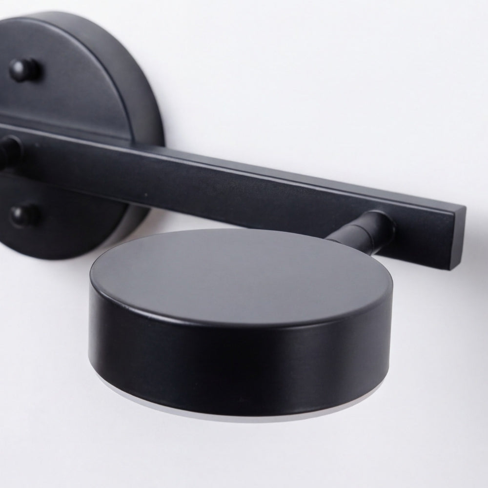 Regulowany kinkiet łazienkowy Gyralume z trzema źródłami światła - nowoczesny okrągły metalowy design do dekoracji domu | Esilora