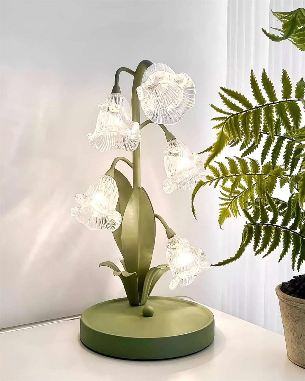Niya grüne Tischlampe | Esilora