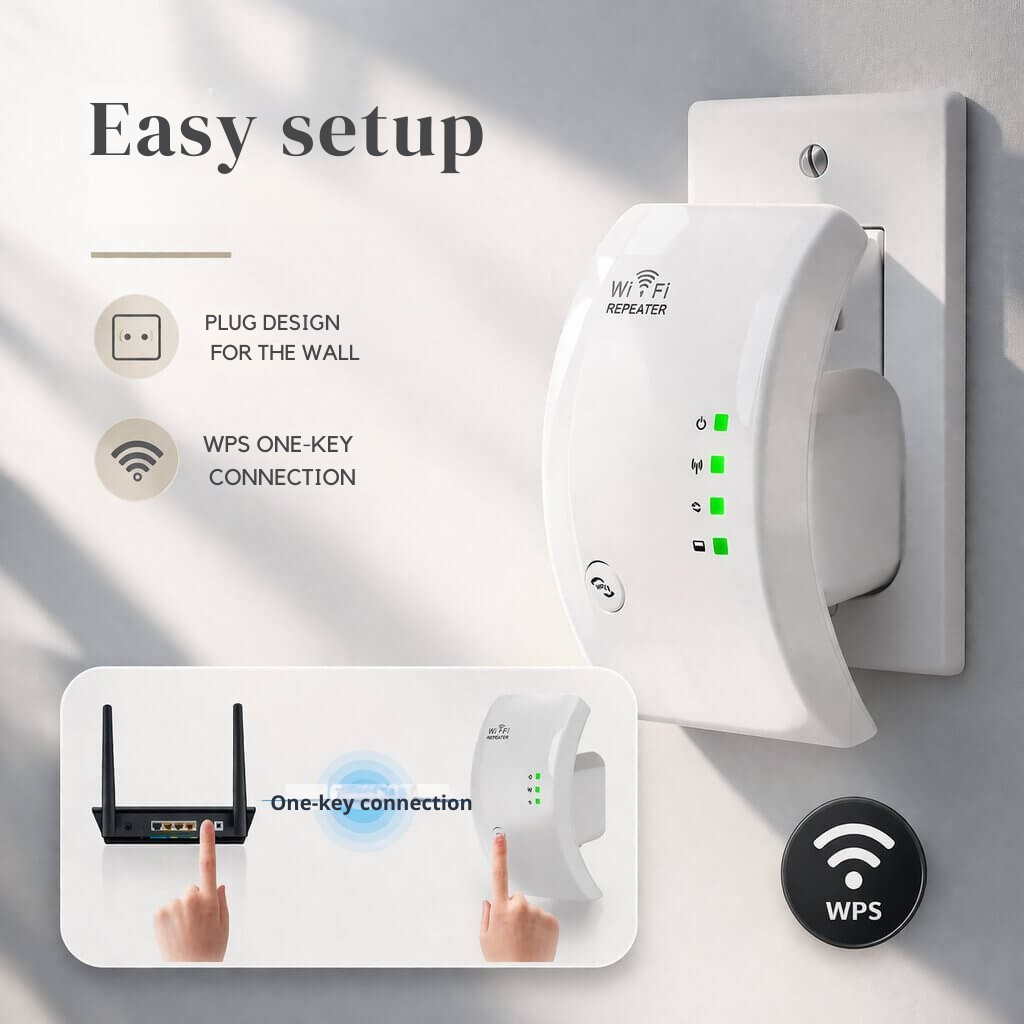 Signal Amplifier | Extended Range | Simple Plug and Play Installation | WiFiora - Esilora