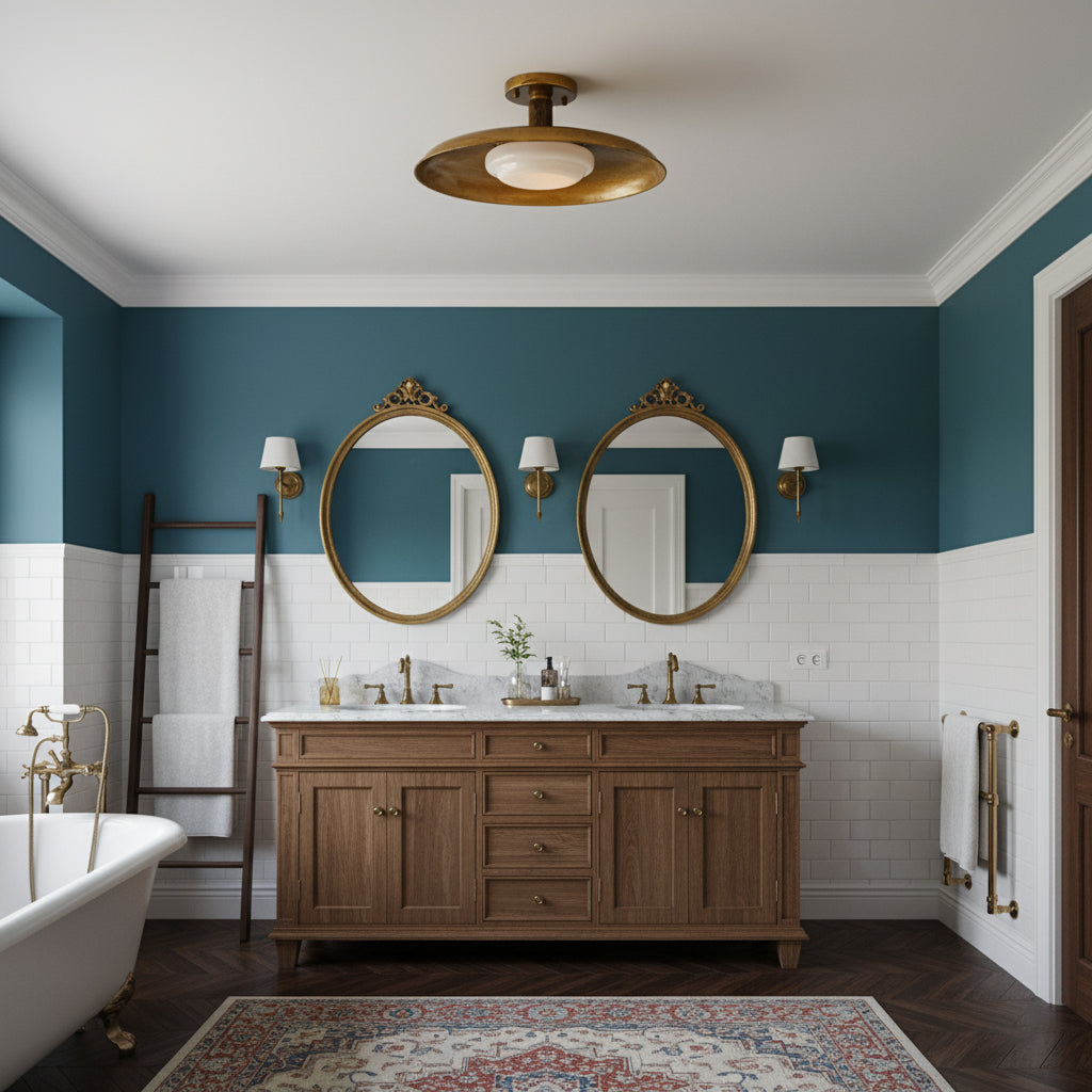 Pot-Lid Style Flat-Panel Ceiling Light | Esilora