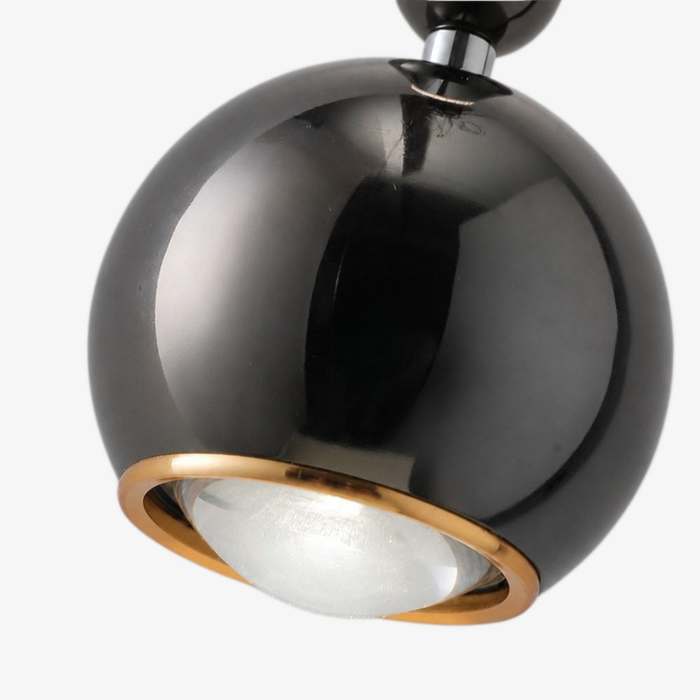 Suspension moderne Ivoran - Lampe suspendue fine, réglable, en métal et acrylique pour chambre et couloir | Esilora