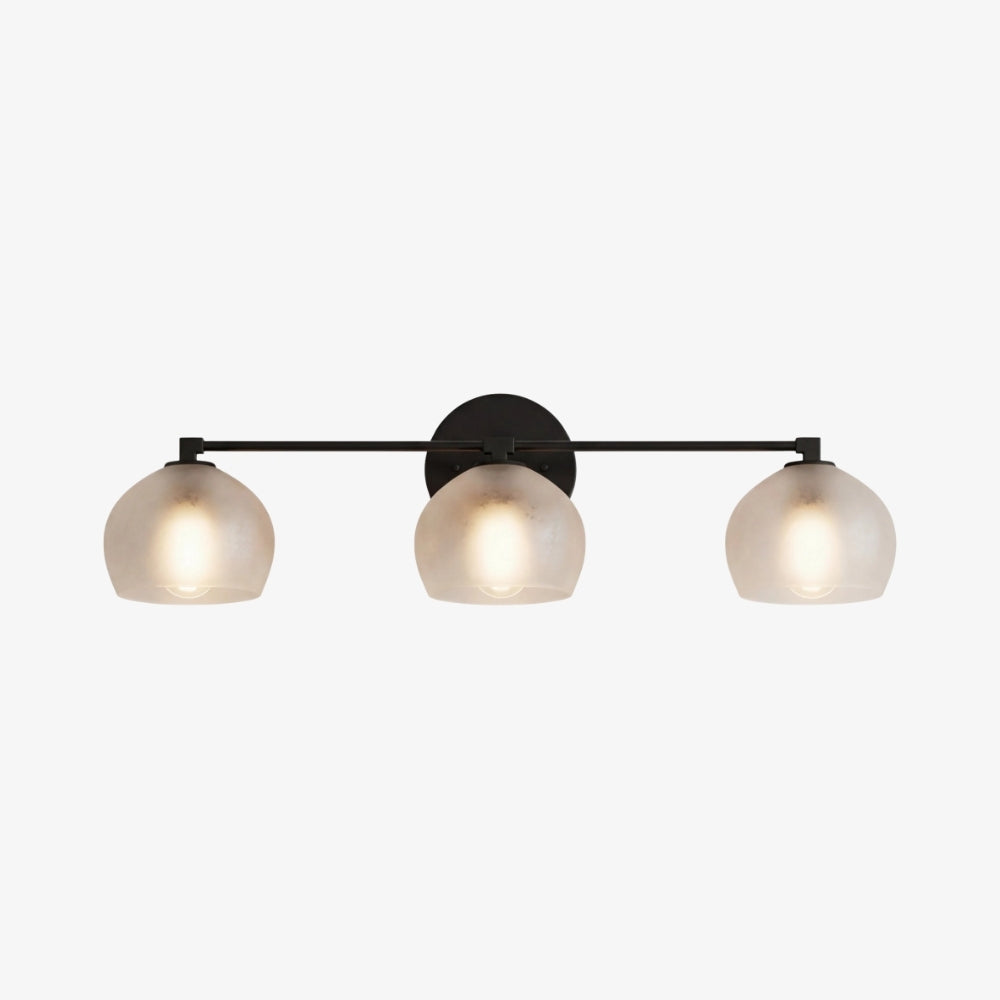 Javina globus-vegglampe – minimalistisk lampe i metall og glass med klokkeform for belysning i stue og soverom | Esilora