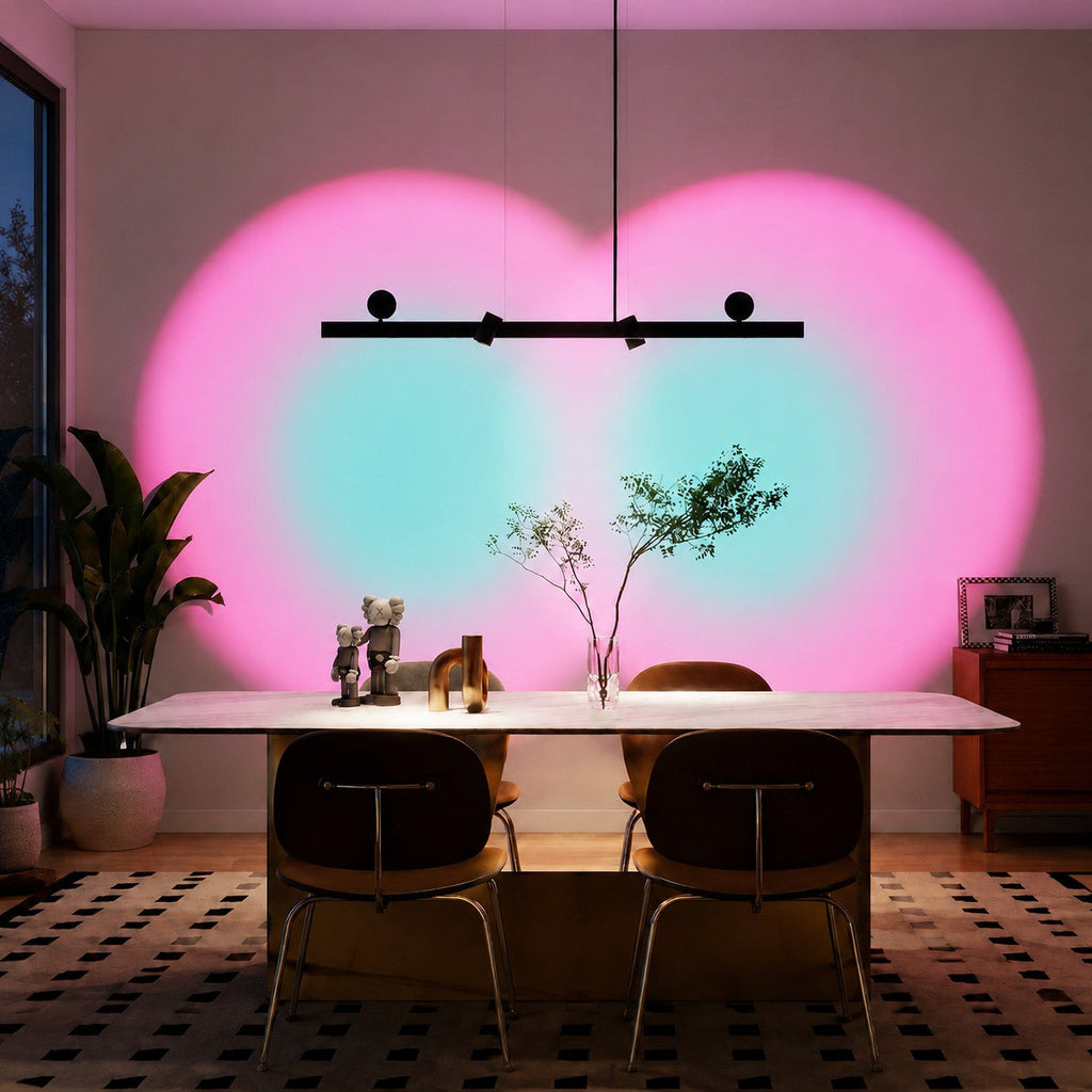 Linear Wall-Wash Dining Pendant Light | Esilora