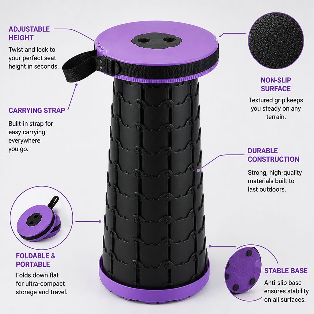 StrideSeat — Comfort solidissimo che si muove con te ovunque tu vada - Esilora
