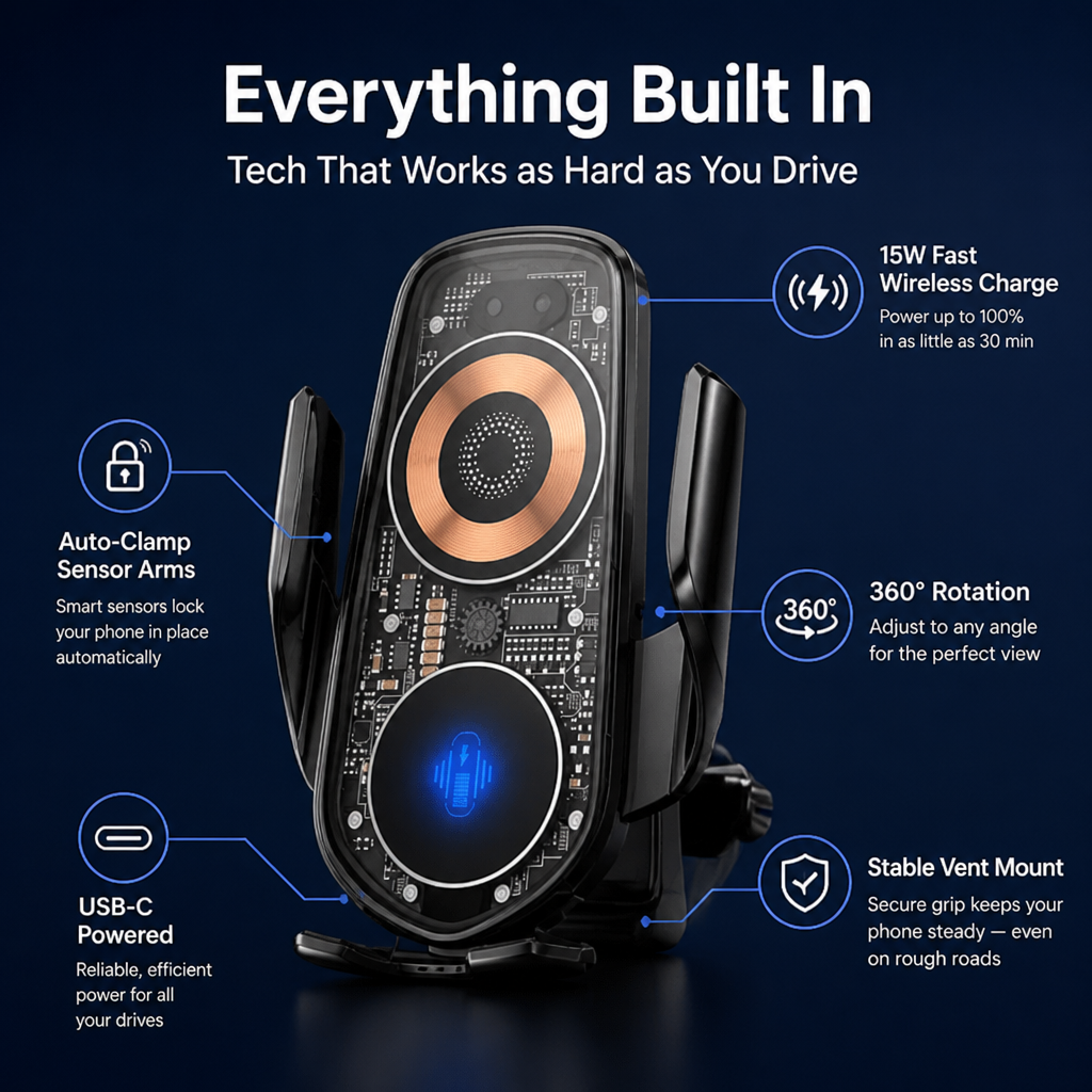 PowerGrip — Drive Focused, Fully Charged, and Totally In Control Every Mile - Esilora