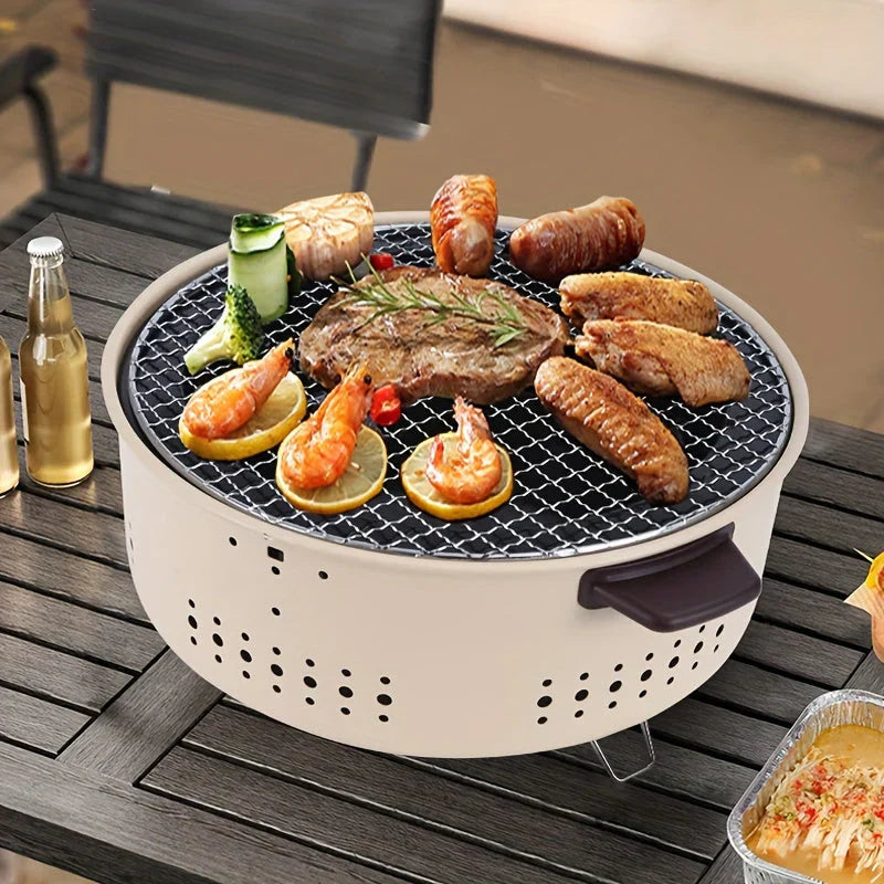 Przenośny grill na węgiel drzewny do ogrodu i na balkon - Esilora