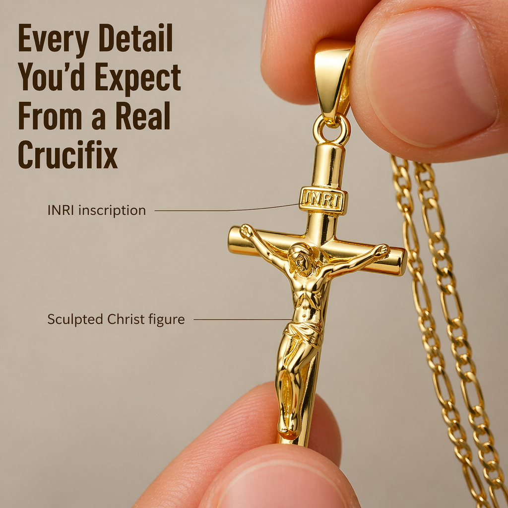 SolaraFaith — Wear a Crucifix That Won't Tarnish, Snap, or Turn Your Neck Green - Esilora