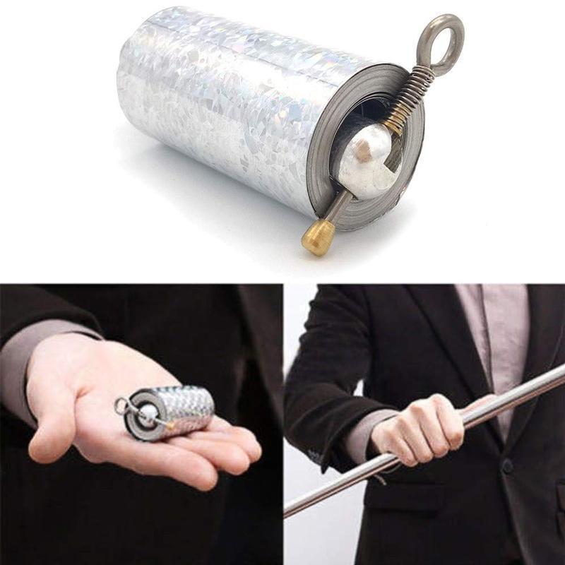 Bastón metálico portátil de aparición para trucos de magia NovaRod