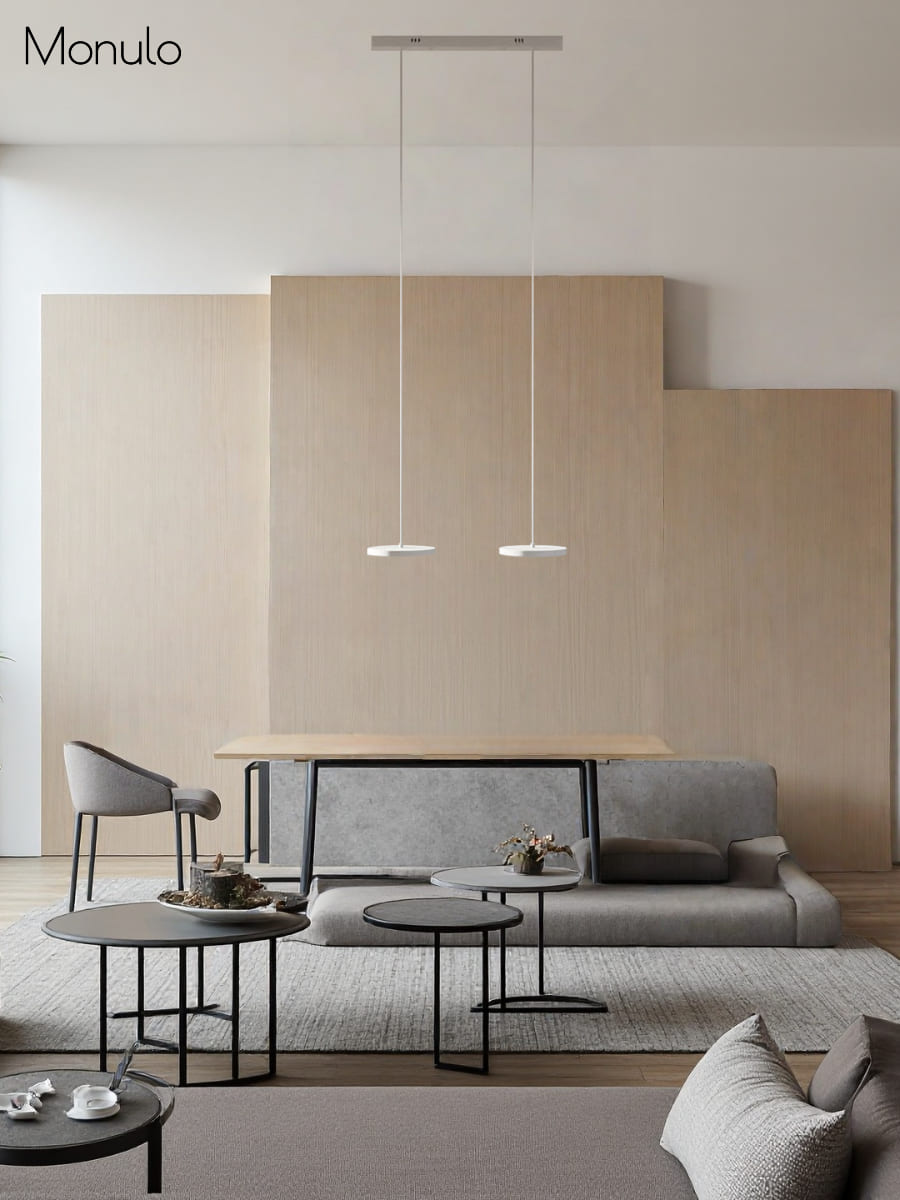 Minimalistische Mehrkopf-Pendelleuchte – Rundes Design für Küche | Esilora